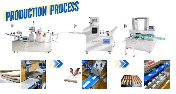 High Technology Good Deals Oucheng High-Capacity 4-Row Multifunctional Bread Production Line for Commercial Bakeries