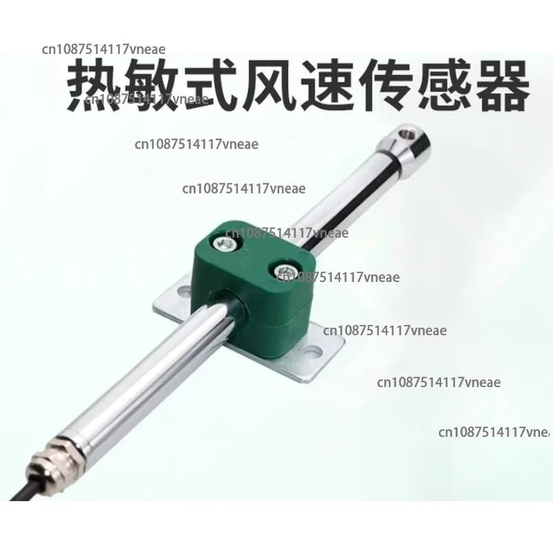 Thermal Wind Speed Sensor RS485 High Precision Measurement Anemometer Stainless Steel Air Volume Transmitter Anemometer