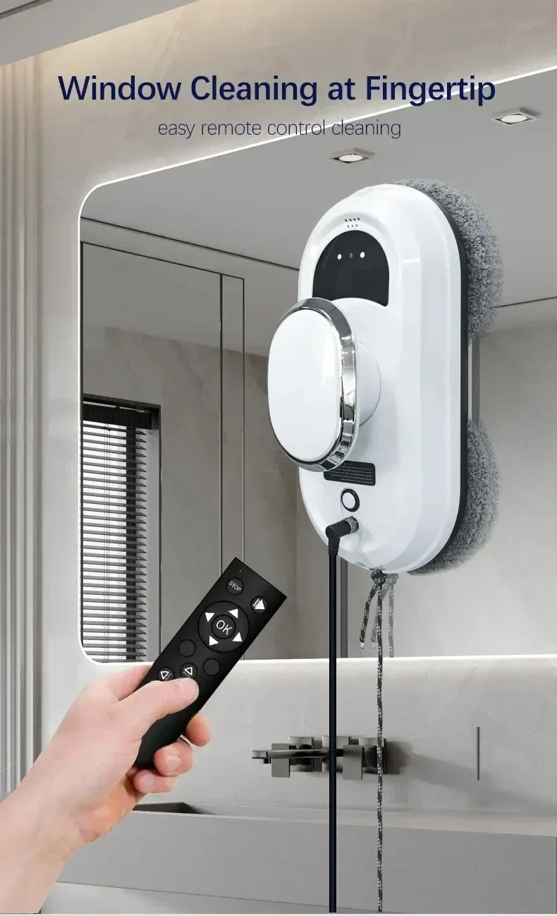 Window Cleaning Intelligent Robot Electric Glass Cleaner with Remote Control for Home High-Rise Balcony Windows window cleaner