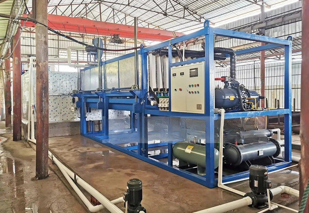 Factory High Quality 5 Ton Industrial Ice Block Machine Water Cooling with Pump for Cooling Applications