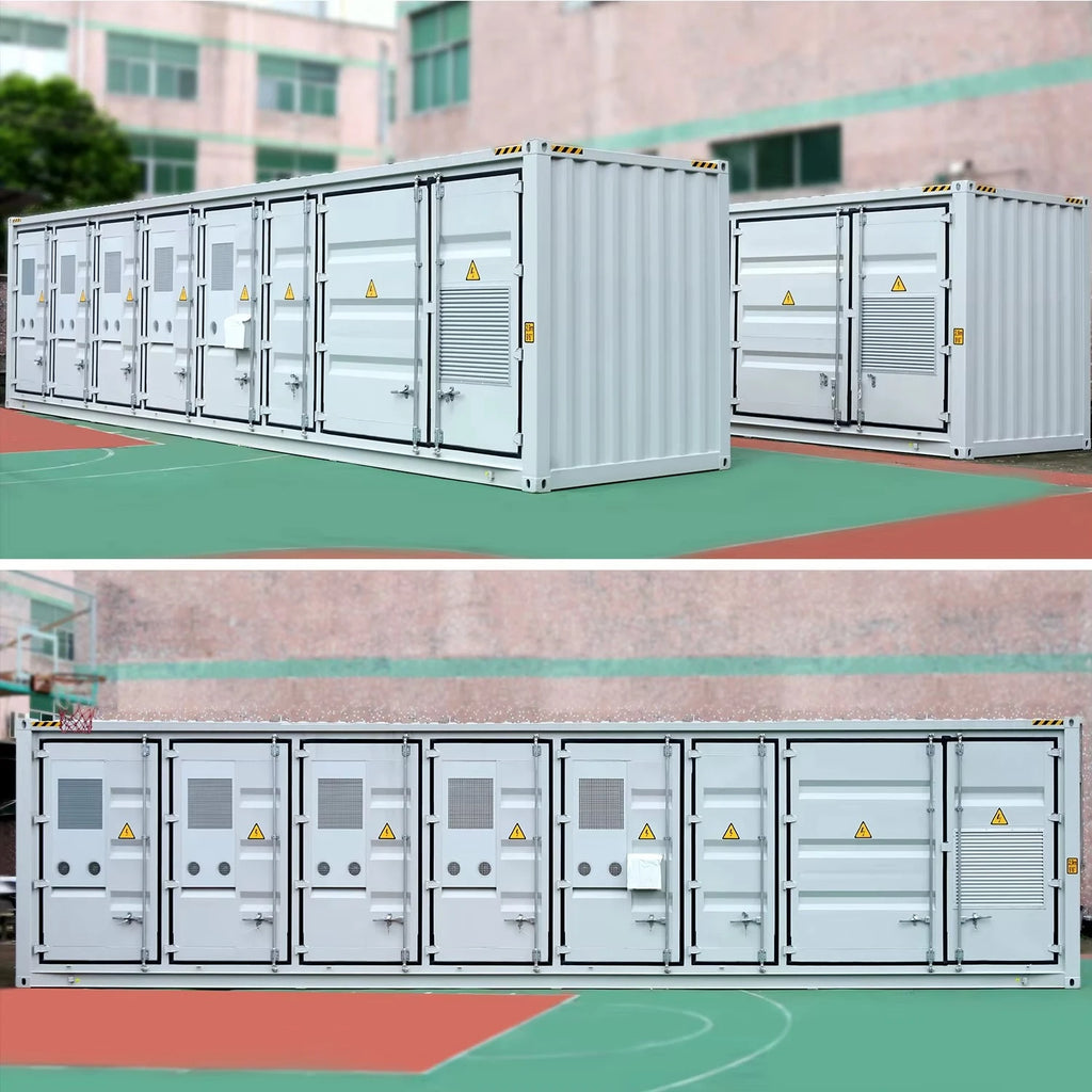 Solar Power Storage System 1MWh 2MWh BESS LiFePO4 Battery 500kW 1MW ESS Container Custom