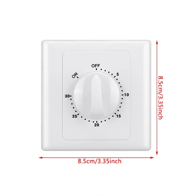 Controller Mechanical Timer Switch AC 220V 30/60/120 Min Intelligent Timer Drop Shipping