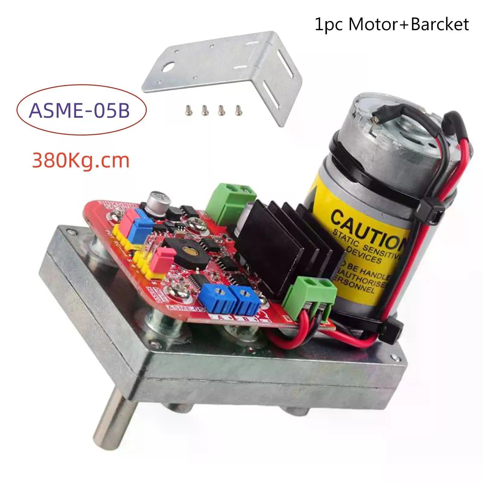 ASME-05B High-Power High-Torque Servo Motor  (ASME-04B Upgraded)  380Kg.cm DC 12-24V Large Robotic Manipulator For RC Robot