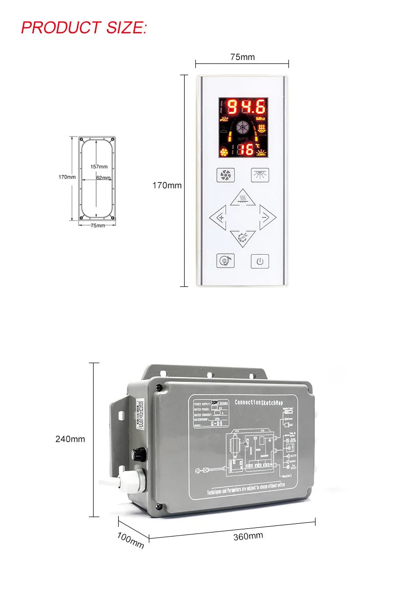 Multi functional controller, precise control system, embedded intelligent panel for fun experience