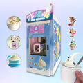 Customized Commercial Efficient Cooling Ice Cream Machine Automated Fast Continuous with Fresh Fruit Nut Ingredients Vending