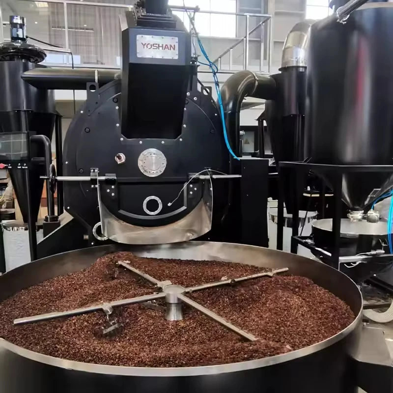 60kg Commercial Coffee Roaster High Speed Cooling Function FL Model Customized For Specialty Coffee Bean Processing Factory