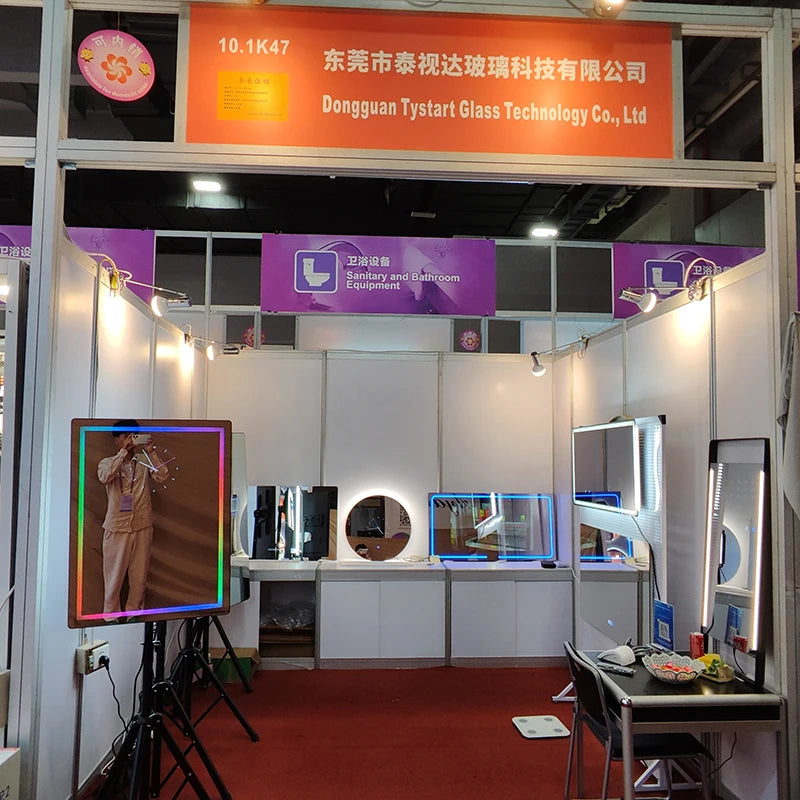 Hotel Bathroom Full Function Smart Android Tv Mirror Bath Gym Smart Led Bathroom Mirror with Touch Screen Magic Smart Mirror