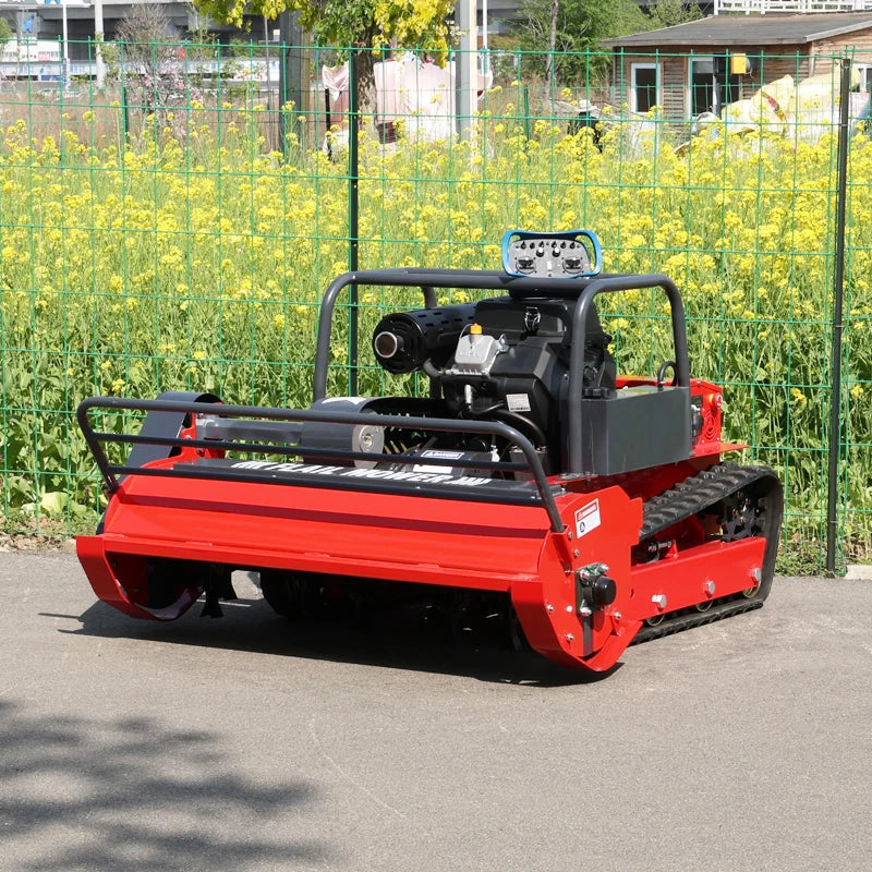 Customized Good Quality Crawler Lawn Mower Grass Cutter Mulcher Multi-functional RobotLawn Mower For Sale