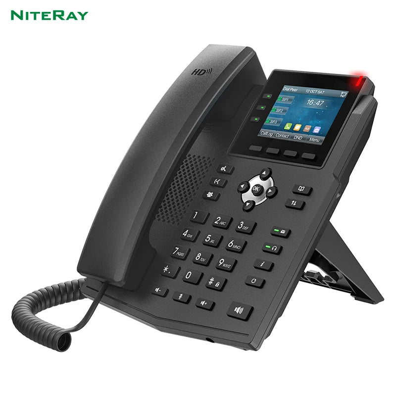 Fanvil Smart Business Office Network SIP Video Phone US Wireless WIFI Function 1080P Display Telephone Landline LCD Multimedia