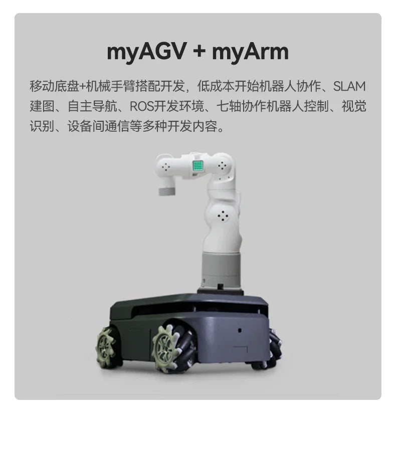 Robotic arm 7-axis robot programmable AI visual recognition