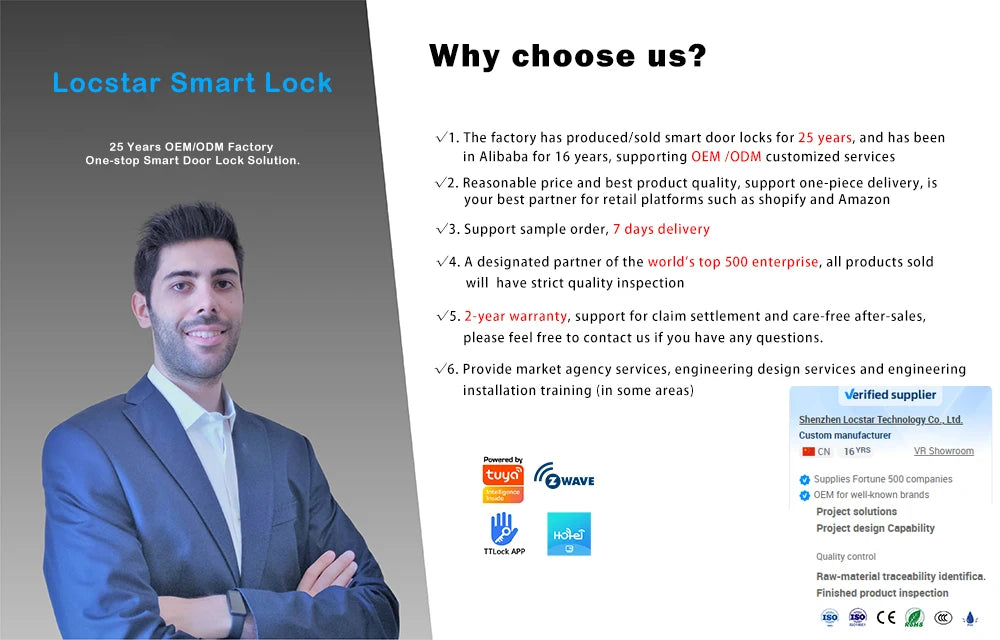Smart Door Lock System Fingerprint And Keyless Digital WiFi Biometric Lock Secure Your Home Or Office