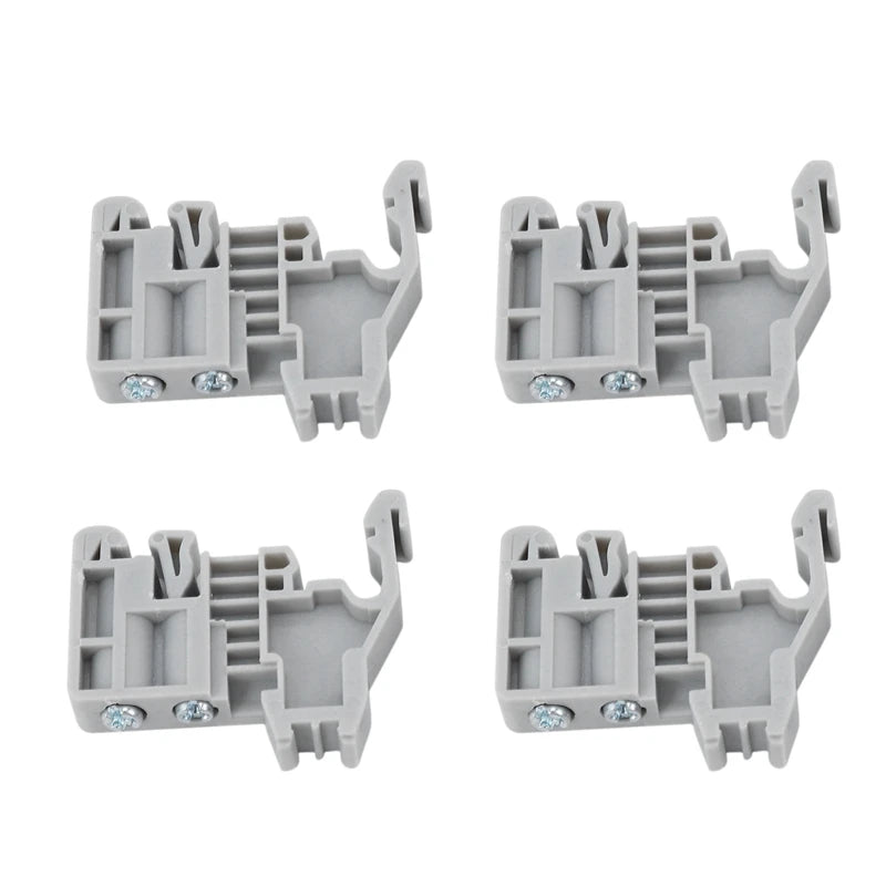 3X DIN Rail Terminal Blocks Kit Terminal+Ground Blocks+Aluminum Rail+End Brackets+End Covers+Jumpers Kits