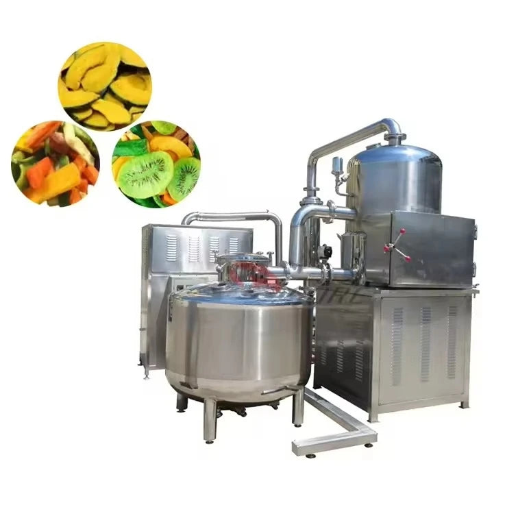 Continuous Vacuum Oil Fryer Industrial Commercial Deep Frying Machine High Efficiency Low Oil Consumption Top Sale