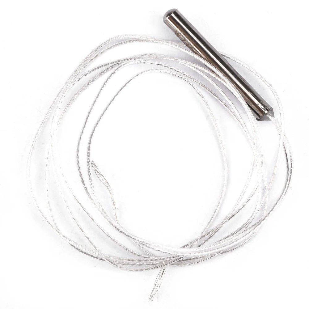 1/5x PT100 Temperature Sensor WZP-PT100 Platinum RTD Sensor Waterproof Temperature Sensing Probe for PID Temperature Controller
