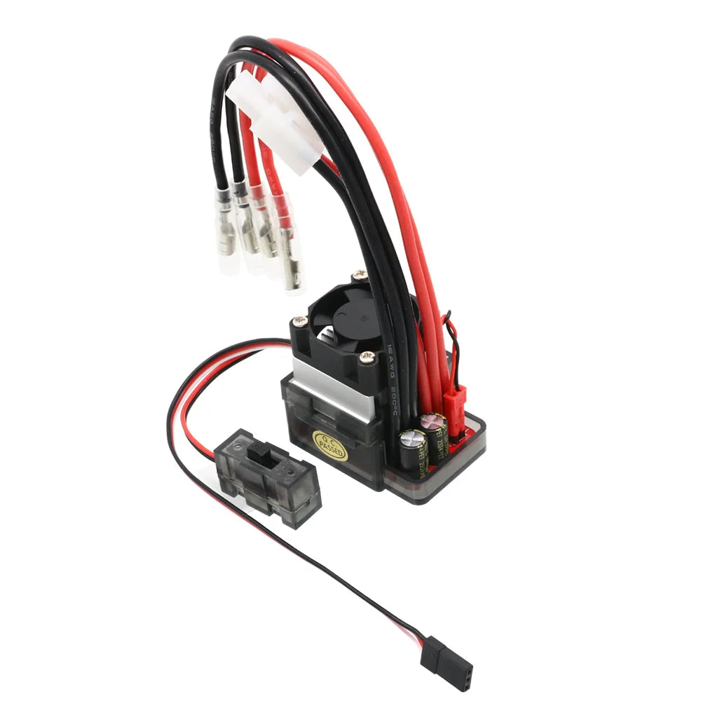 High Voltage 7.2V-16V 320A Brushed ESC Speed Controller With heat sink For RC Car Boat