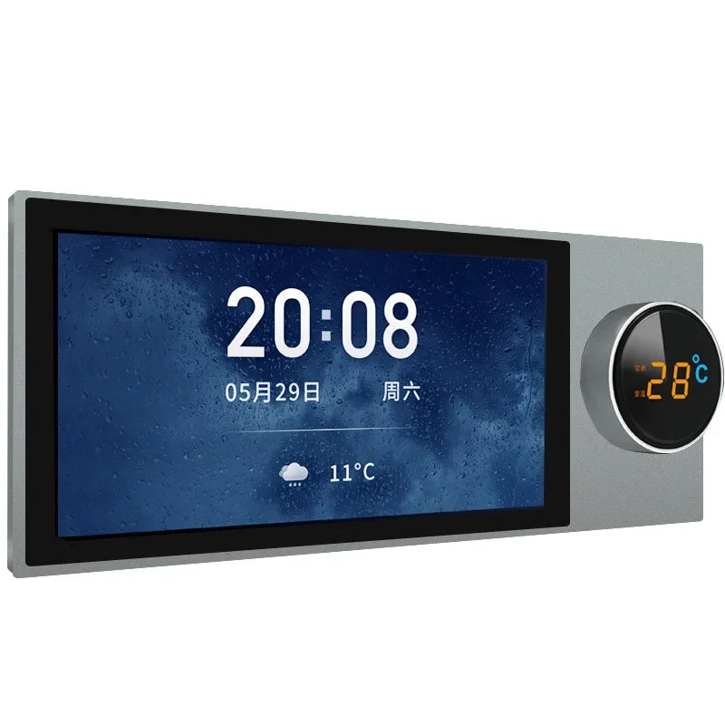 Smart Tuya Control Panel 6-inch Smart Home Multi-functional Touch Screen in-wall Central Control for Intelligent Device Scene