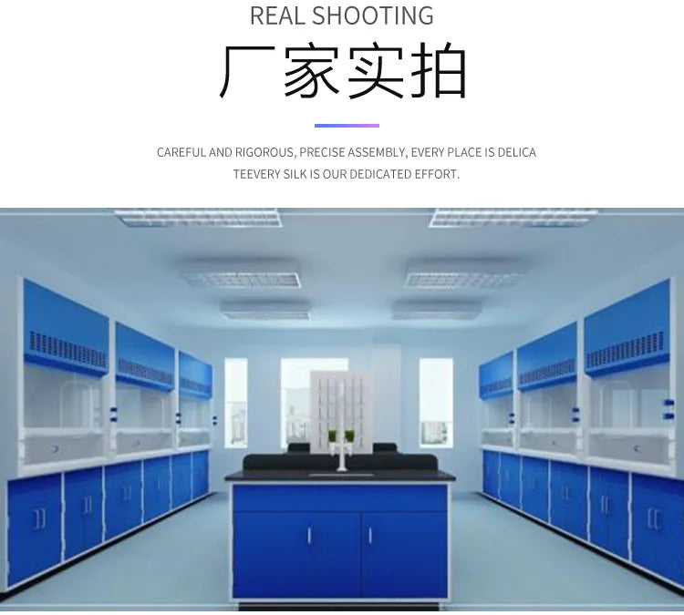 Laboratory workbench All-steel fume hood Laboratory fume hood Self-cleaning custom chemical laboratory special equipment