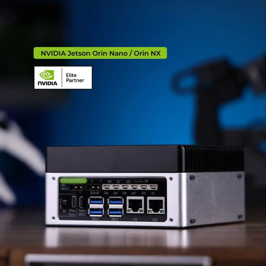 Robot Intelligent Edge AI Computer with NVIDIA Jetson Orin NX Super 16GB 157TOPS reComputer Robotics J4012 ,USB,Ethernet,CSI,CAN
