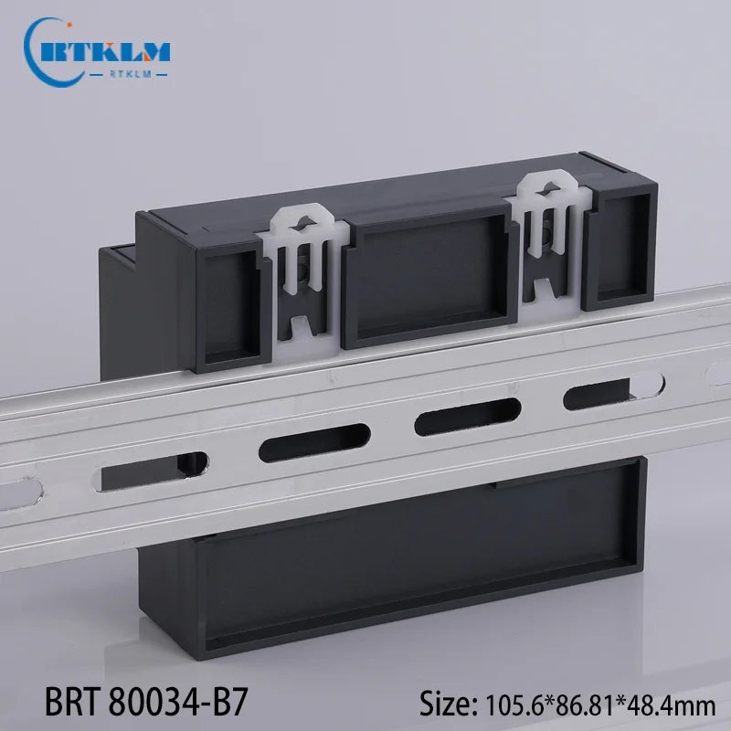 New Arrival ABS Smart Home Plastic Controller Enclosure PLC Electronics Plastic Sensor Enclosure Din rail box 105.6*86.81*48.4mm