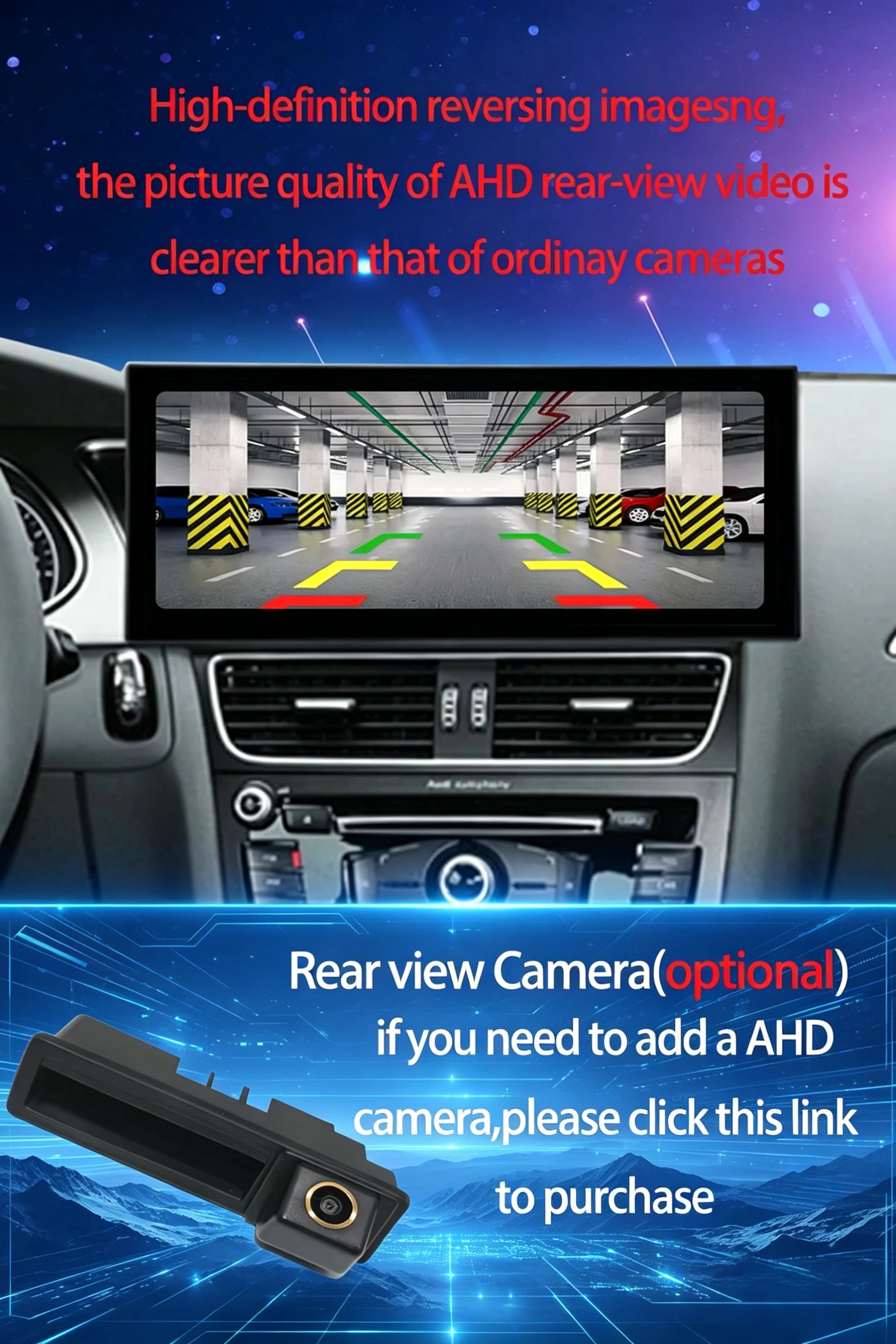 GPS RHD Android 16 Car Radio Multimedia Player for Audi A4 B8 A5 2009 - 2016 Wireless Carplay 4G DSP Stereo Ultra-thin Screen