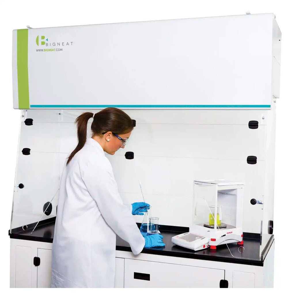 LaboratoryExhaust Hoods  Fume Cupboards Chemical Biological All Steel Ducted Fume Cabinets Stainless Steel Worktop Fume Hood