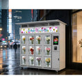 Custom Commercial Flower Vending Cabinets Can Cool, Humidify, and Monitor Inventory in Real Time Suitable for Outdoor