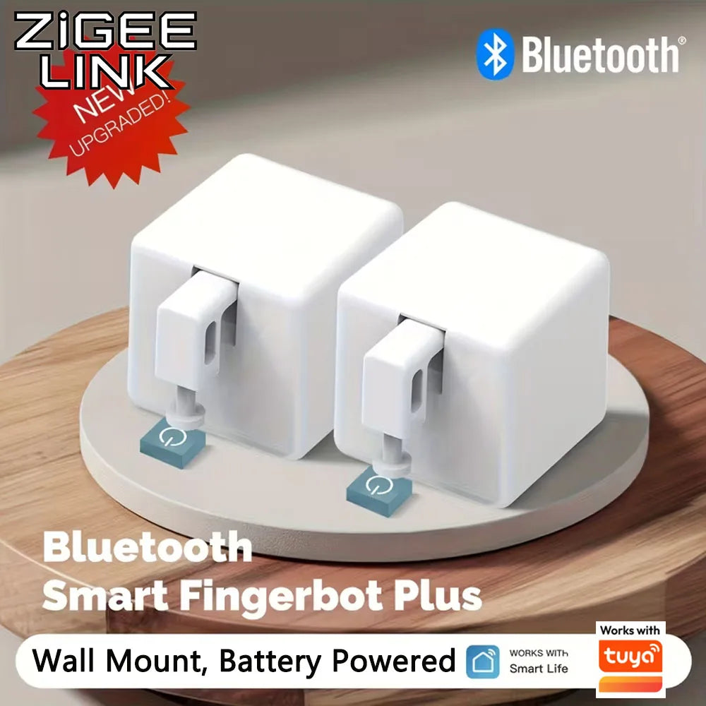 Smart Fingerbot Bluetooth Wireless Finger Robot Automatic Touch Control Buttons SmartLife APP Lazy-Friendly for Home Automation