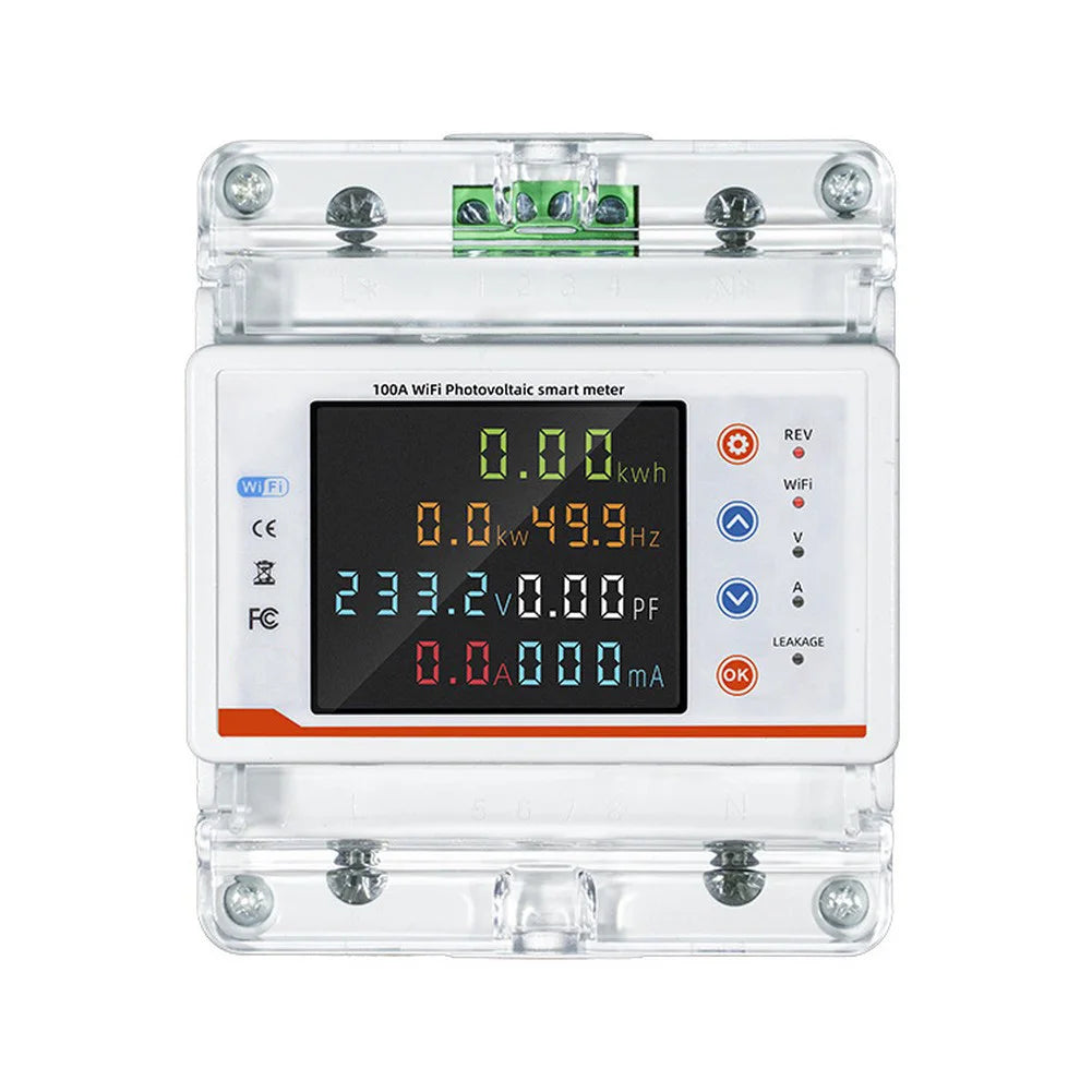 Smart WiFi Circuit Breaker: Color Screen, Remote Control & Comprehensive For Home Improvement  Test Measurement Tool Accessory