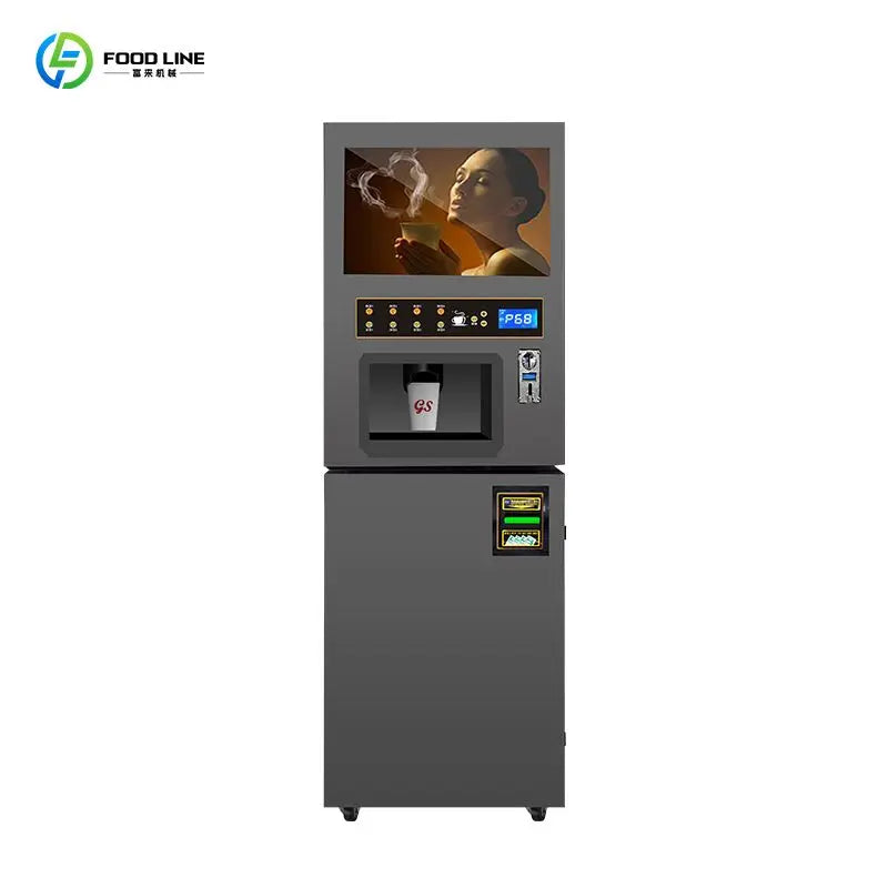 Fully Automatic Commercial Use Fresh Ground Coffee Vending Machine