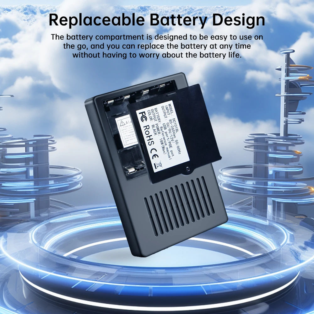 1018L Uninterruptible Power Supply DC UPS Battery Backup 5V 9V 12V 15V 24V UPS Power Supply Router Optical Modem Without Battery