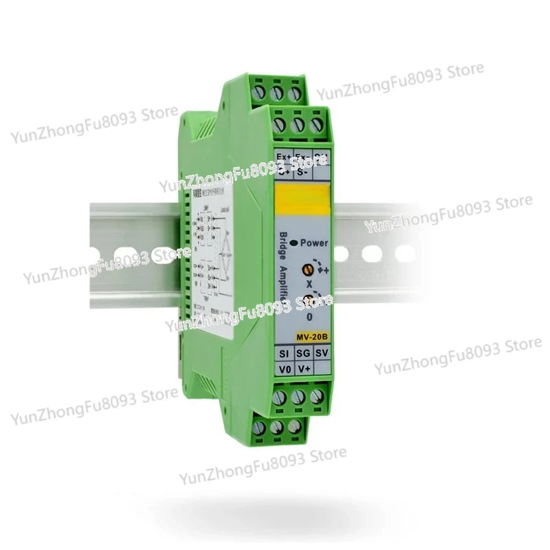 Precision Weighing Transmitter Strain Bridge Force Measurement Pressure Tension Millivolt MV Signal Amplifier 0-20mA ± 10V