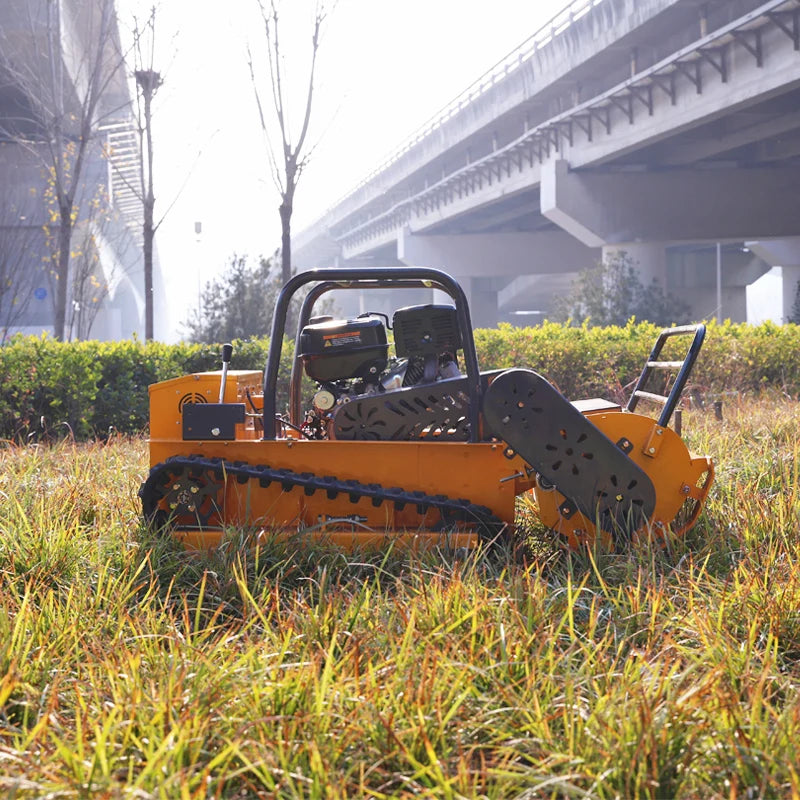 Customized CE EPA Certified Remote Control Grass Cutting Crushing Robot Flail Lawn Mower Self-Propelled for Orchard Farm Lawn