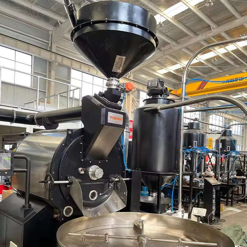 60kg Commercial Coffee Roaster High Speed Cooling Function FL Model Customized For Specialty Coffee Bean Processing Factory