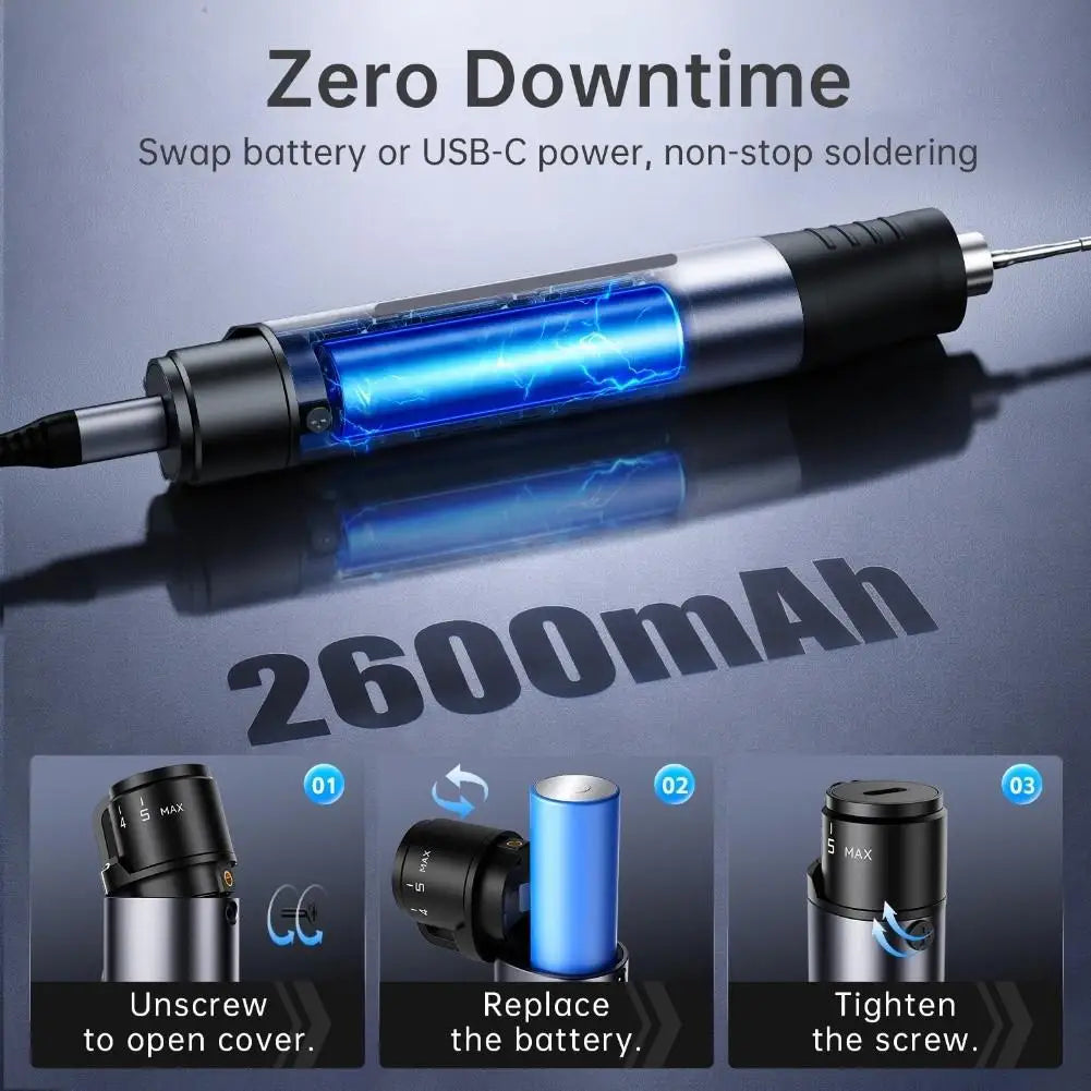 For FNIRSI HS-03 Wireless Electronic Maintenance Pen  Smart Thermal Tool With Auto Sleep Rechargeable TypeC Interfac
