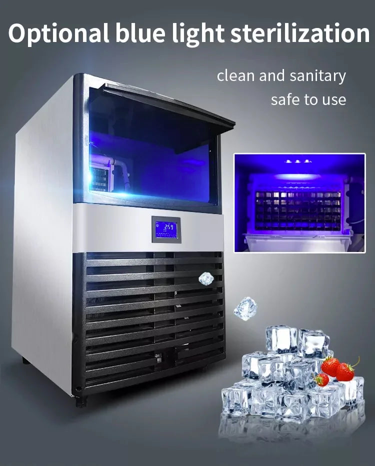 Custom Ice Making Commercial Machine Industrial Ice Cube Maker High Output Ice Cube Making Equipment
