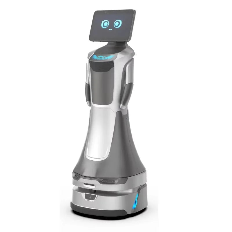 Customized Dual Screen Showroom Robot - Commercial AI Humanoid Welcome Reception Guided Tour Robot