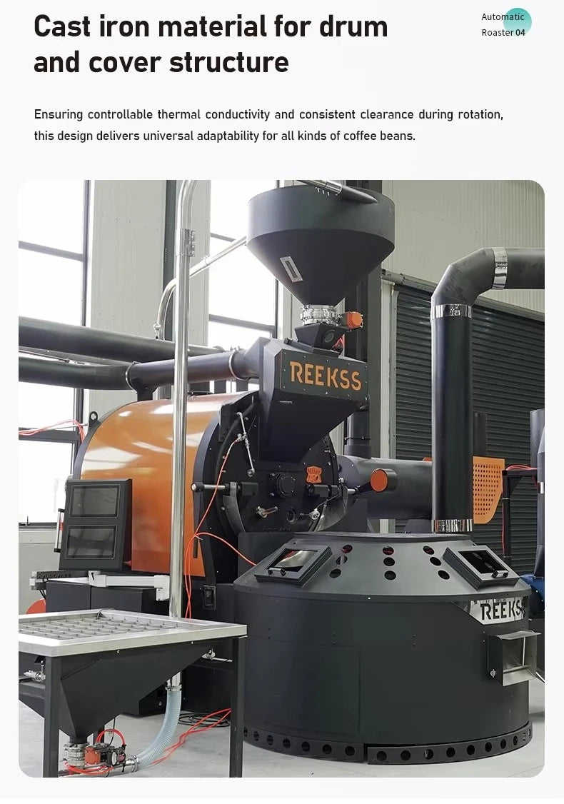 High Capacity 30kg Industrial Roaster for Commercial Coffee Plants Large Roasteries and Distribution Centers