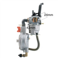 3KW 168F 170F Gasoline Generator LPG Carburetor Dual Fuel LPG NC Gas Carburetor Conversion Kit For Generator Parts 6.5HPABKW