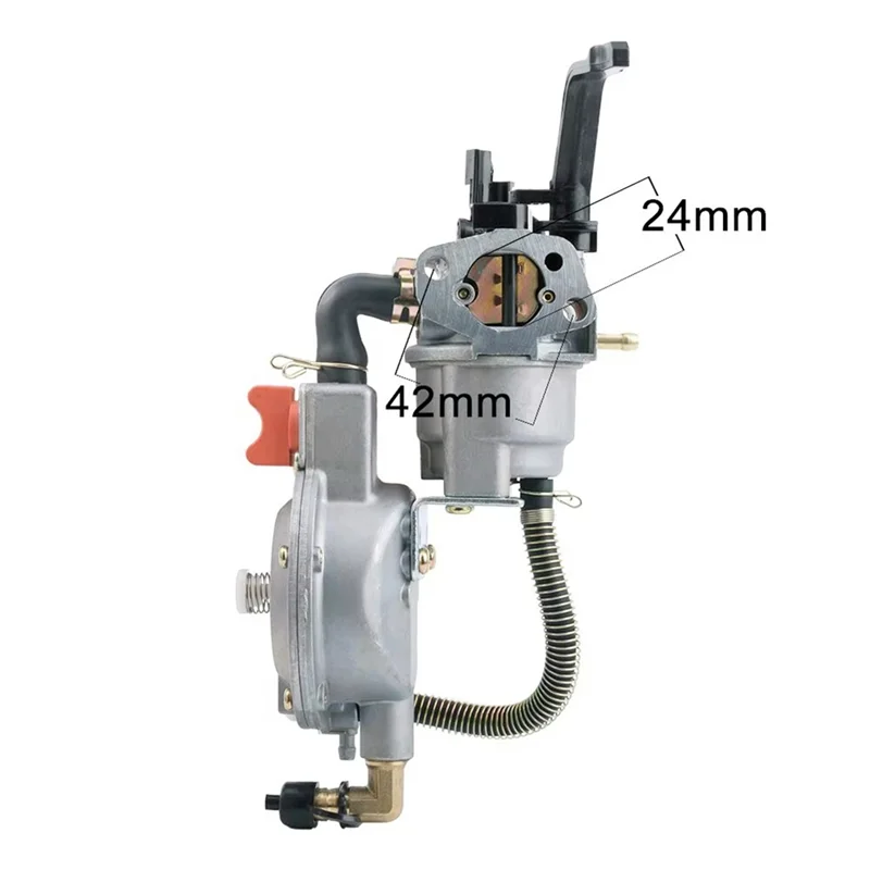 3KW 168F 170F Gasoline Generator LPG Carburetor Dual Fuel LPG NC Gas Carburetor Conversion Kit For Generator Parts 6.5HPABKW