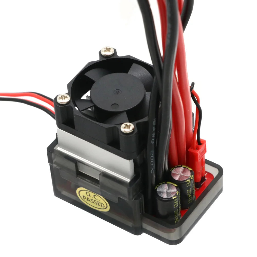 High Voltage 7.2V-16V 320A Brushed ESC Speed Controller With heat sink For RC Car Boat