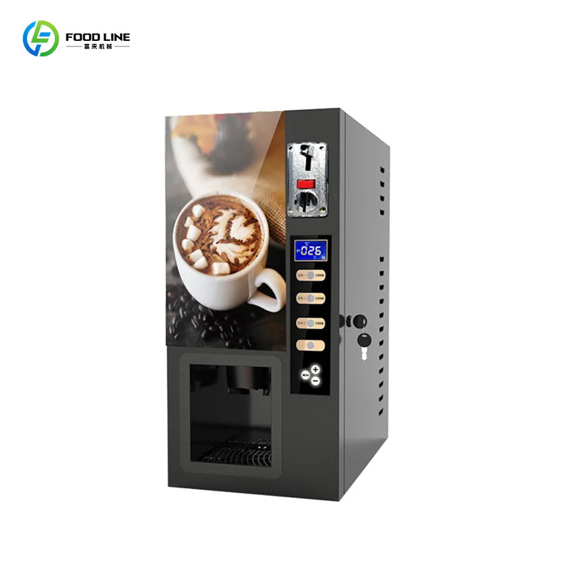 Fully Automatic Commercial Use Fresh Ground Coffee Vending Machine