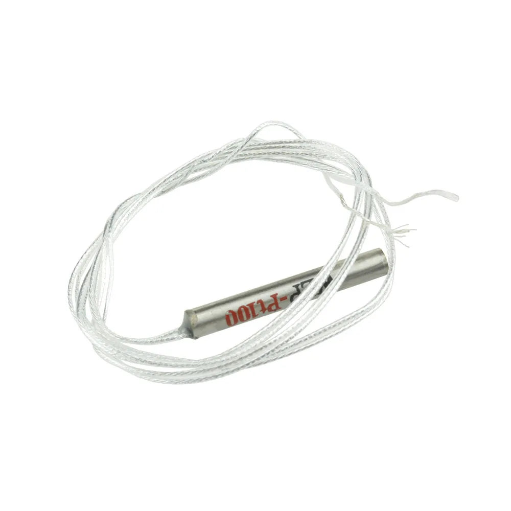 1/5x PT100 Temperature Sensor WZP-PT100 Platinum RTD Sensor Waterproof Temperature Sensing Probe for PID Temperature Controller