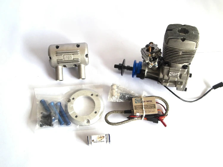 NGH GT35 & GT35B 35cc 2-Stroke Gas Engine Twin Model Gas Power for RC Aircraft