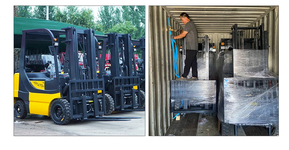Industrial Electric Forklift 1.5 Ton 3m Lift Height All Terrain Forklift for Warehouse Material Handling Lifting Equipment