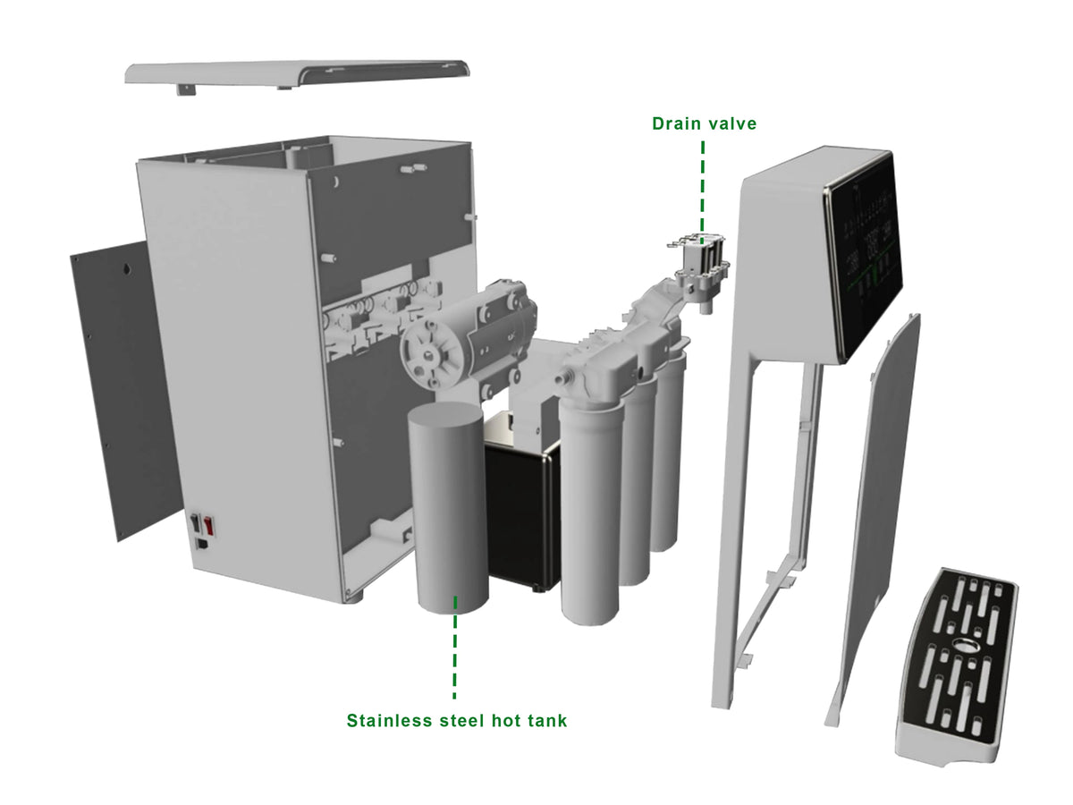 machine ro filtration system hot and cold drinking water treatment appliance reverse osmosis membrane desktop water dispenser