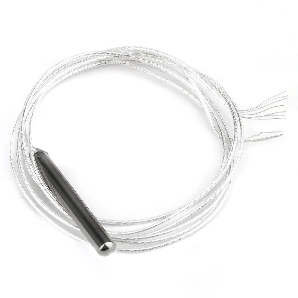 1/5x PT100 Temperature Sensor WZP-PT100 Platinum RTD Sensor Waterproof Temperature Sensing Probe for PID Temperature Controller