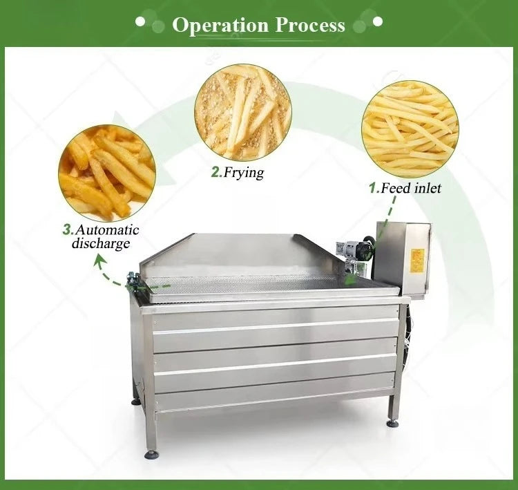Customized Commercial Automatic Frying Unit Heavy Duty Automatic Oil Filtration Fryer Commercial Machine for gas and electric