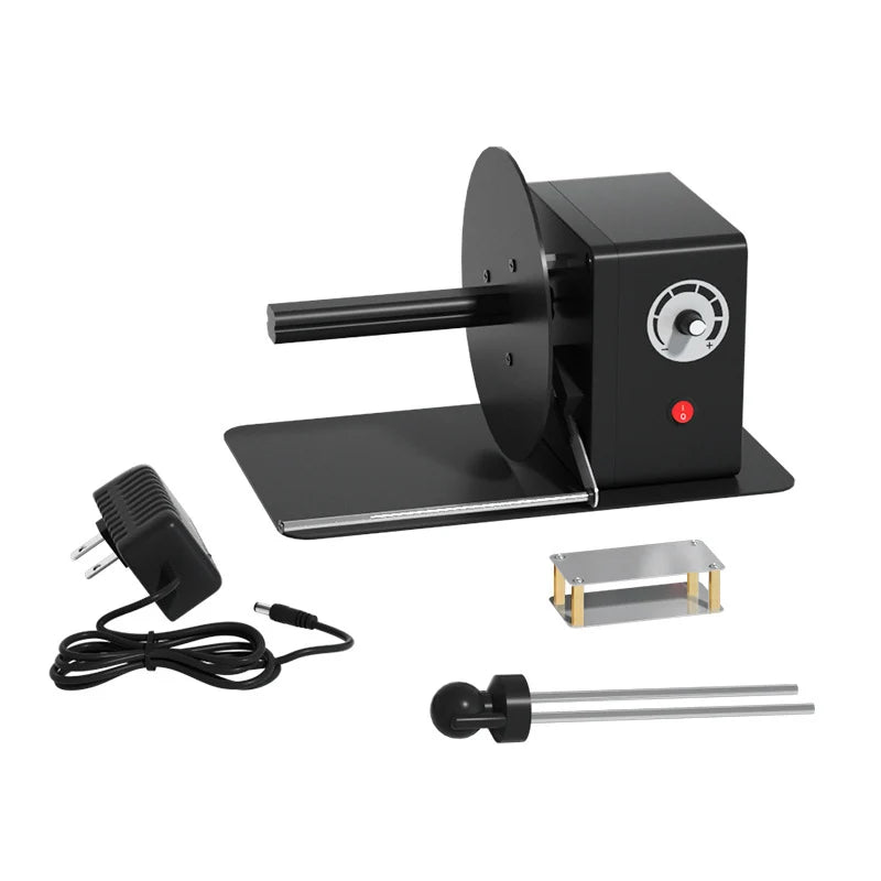 Automatic Label Rewinder Stepless Speed Adjustable Label Dispenser Industrial Grade Label Printer Accessory for Barcode,Sticker