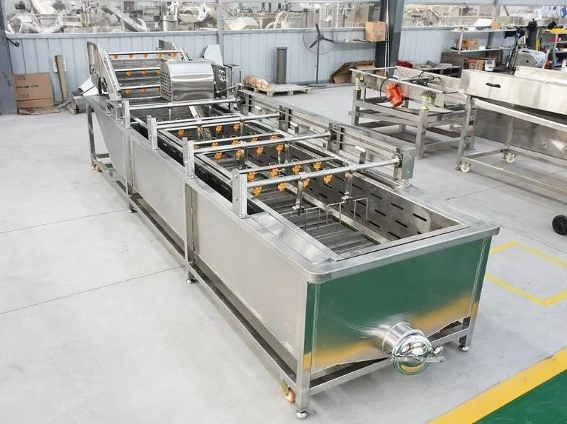 Customized Ozone Air Bubble Washing Machine Commercial Fruit Vegetable Cleaner High Efficiency Pesticide Removal Large Capacity