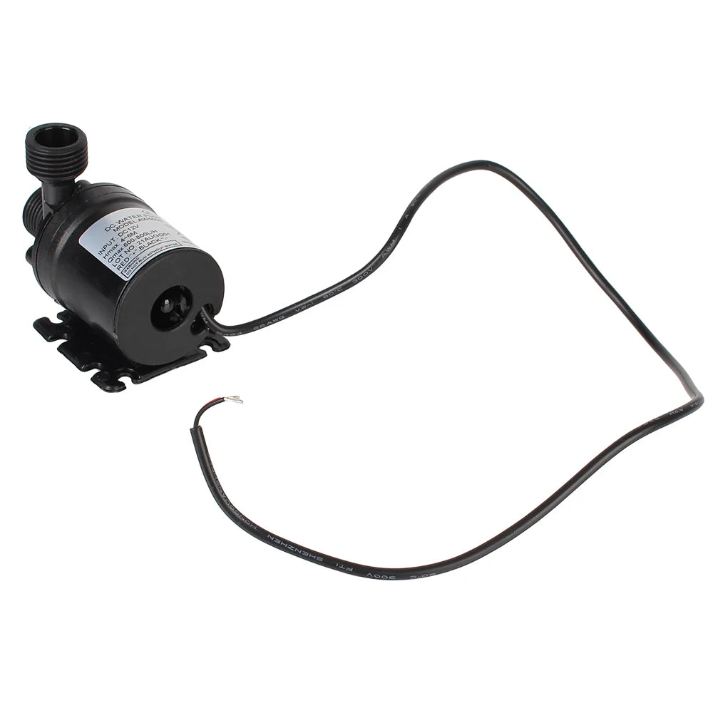 Ultra-quiet DC 12V 24V Home 800L/H Portable Brushless Motor Submersible Water Pump 5M for Cooling System Fountains Heater Mini